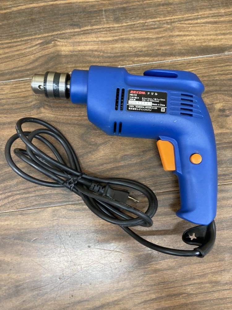 レクソン 電動ドリル HD-10 ※ドリルビット付属の中古 中古C傷汚れあり