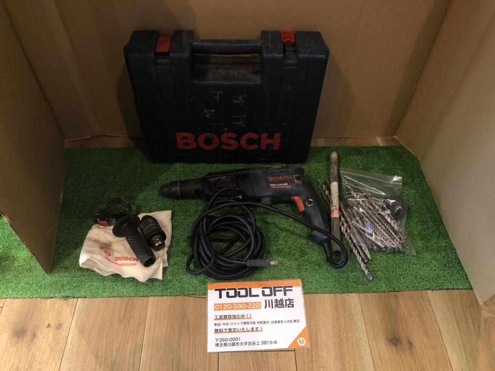 ボッシュ　BOSCH　GBH２-26DFR　ハンマドリル　中古品　ケース/刃多数有り　φ13mm　【ハンズクラフト宜野湾店】 ボッシュ BOSCH GBH2-26DFR ハンマドリル 中古品 ケース/刃多数有り