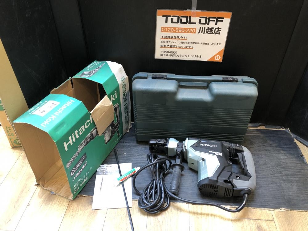 日立工機 40mmハンマドリル DH40SEの中古 中古B使用感あり 日立工機 40mmハンマドリル DH40SEの中古 中古B使用感あり