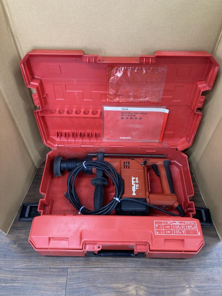 話題の行列 HILTI / ヒルティ 32mm ロータリーハンマドリル TE24