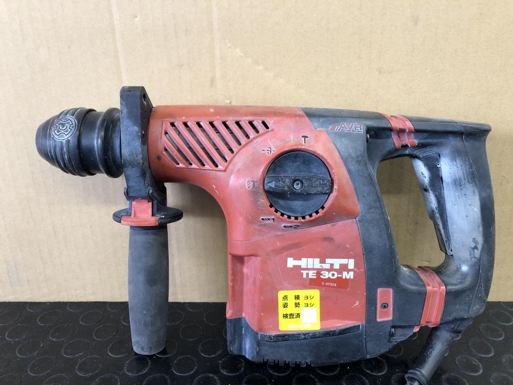 HILTI ヒルティ コンビハンマドリル TE30-M-AVRの中古 中古C傷汚れあり 《大阪・松原》中古工具販売の専門店│ツールオフ松原店  ｜中古工具販売のツールオフ