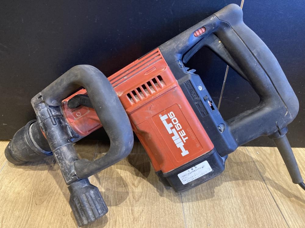 HILTI ハンマドリル TE505の中古 ジャンク 《東京・調布》中古工具販売の専門店│ ツールオフ調布店 ｜中古工具販売のツールオフ