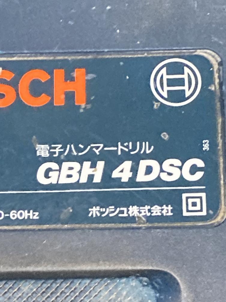 BOSCH 電動ハンマードリル GBH4DSCの中古 中古B使用感あり 《東京