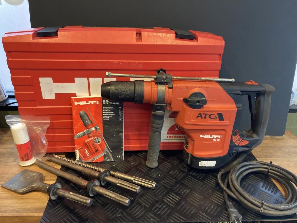 HILTI ヒルティ ハンマードリル TE56-ATCの中古 中古C傷汚れあり 《宮城・仙台》中古工具販売の専門店│ ツールオフ仙台店 ｜中古工具販売の ツールオフ