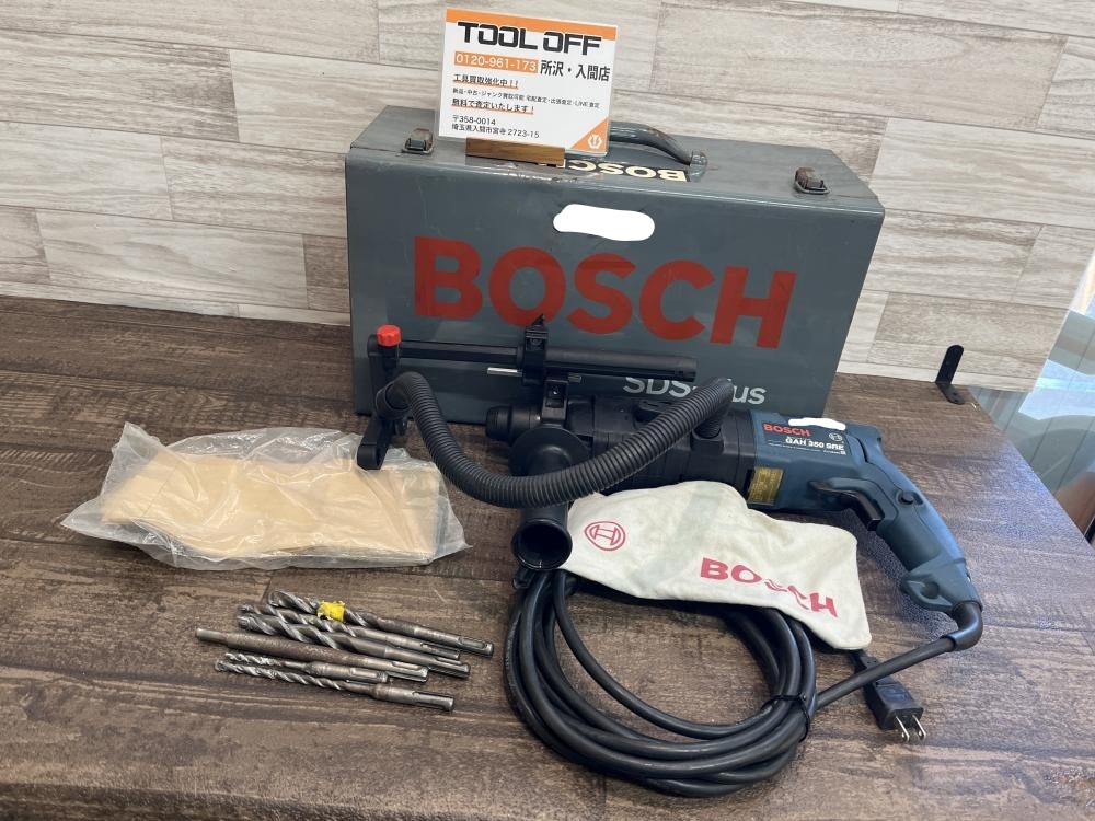 BOSCH ボッシュ 吸じんハンマドリル GAH350SRE 動作OKの中古 中古B使用感あり 《埼玉・入間》中古工具販売の専門店│  ツールオフ所沢入間店 ｜中古工具販売のツールオフ