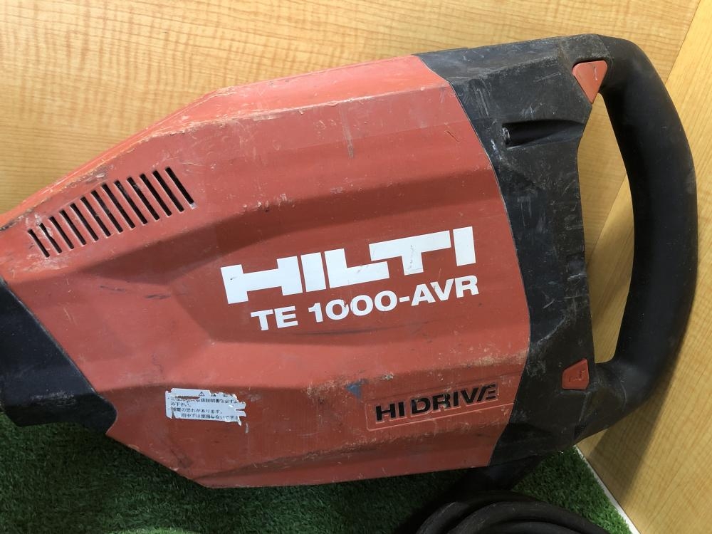 ヒルティ HILTI 電動ハツリ機 コンクリートブレーカー TE1000-AVRの中古 中古B使用感あり 《宮城・仙台》中古工具販売の専門店│  ツールオフ仙台南店 ｜中古工具販売のツールオフ