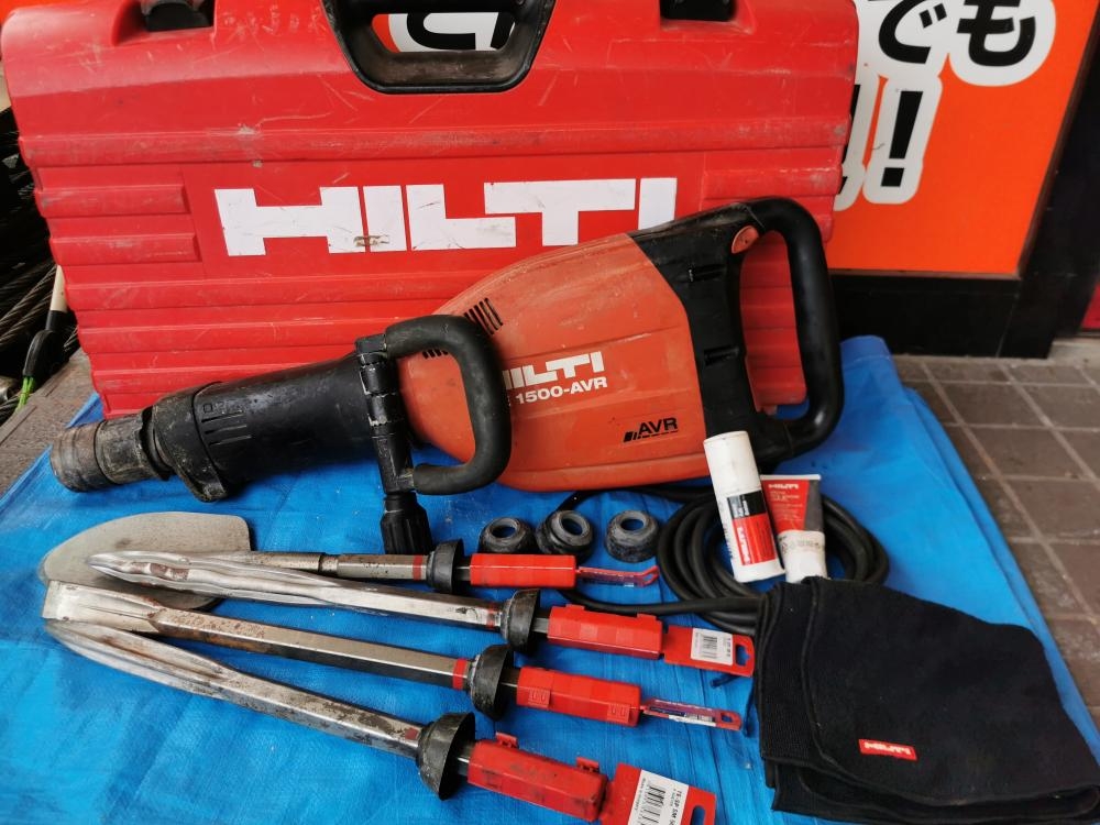 HILTI ヒルティ コンクリートハンマー TE-Sビット TE1500-AVR 100Vの中古 中古C傷汚れあり 《大阪・松原》中古工具販売の専門店│ツールオフ松原店  ｜中古工具販売のツールオフ