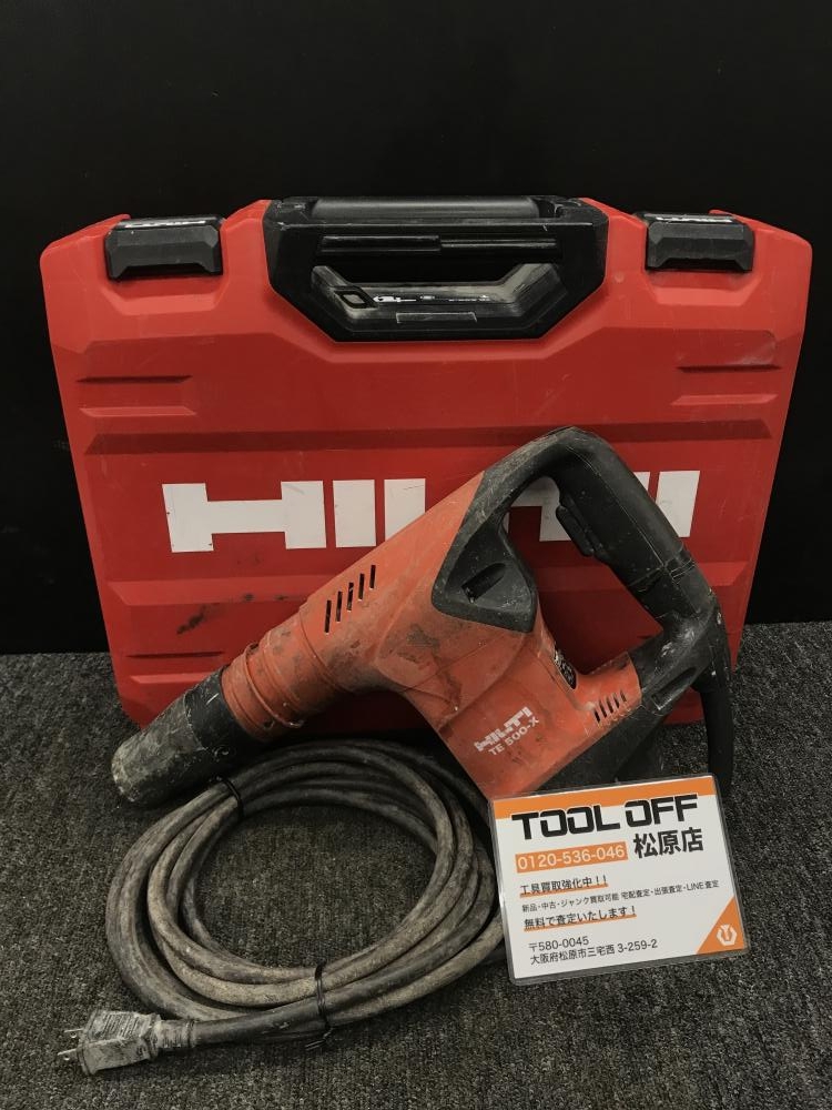 HILTI ヒルティ 電動ハンマ ハツリ機 TE500-X 100Vの中古 中古C HILTI ヒルティ 電動ハンマ ハツリ機 TE500-X 100Vの中古 中古C