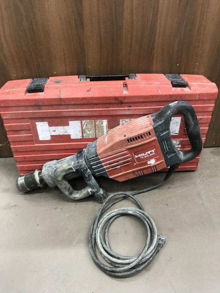 HILTI ヒルティ コンクリートブレーカー 電動ハツリ機 TE905-AVRの中古 中古C傷汚れあり  《大阪・松原》中古工具販売の専門店│ツールオフ松原店 ｜中古工具販売のツールオフ