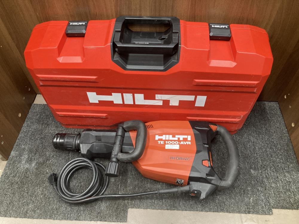 HILTI ヒルティ 電動ハツリ機 電動ハンマ コンクリートブレーカー TE1000-AVRの中古 中古B使用感あり  《大阪・松原》中古工具販売の専門店│ツールオフ松原店 ｜中古工具販売のツールオフ