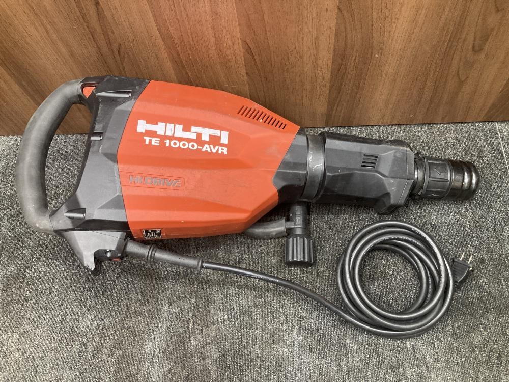 HILTI ヒルティ 電動ハツリ機 電動ハンマ コンクリートブレーカー TE1000-AVRの中古 中古B使用感あり 《大阪・松原》中古工具販売の専門店│ツールオフ松原店  ｜中古工具販売のツールオフ