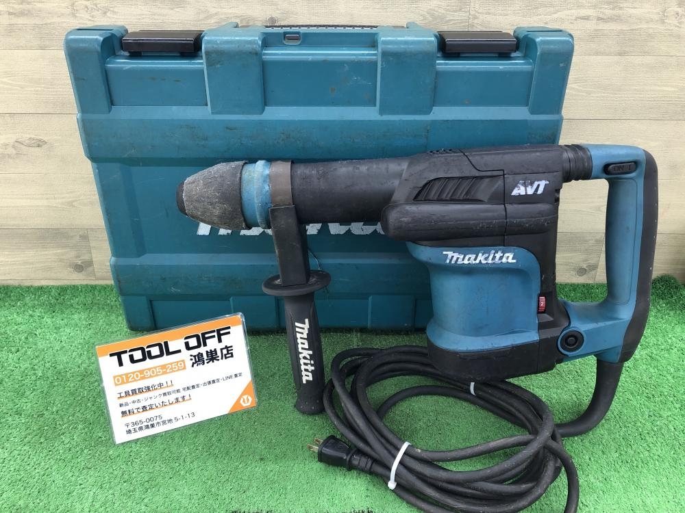 マキタ makita 電動ハンマ SDS-max HM0871C 現状品の中古 中古C傷汚れあり 《東京・江戸川》中古工具販売の専門店│  ツールオフ江戸川店 ｜中古工具販売のツールオフ