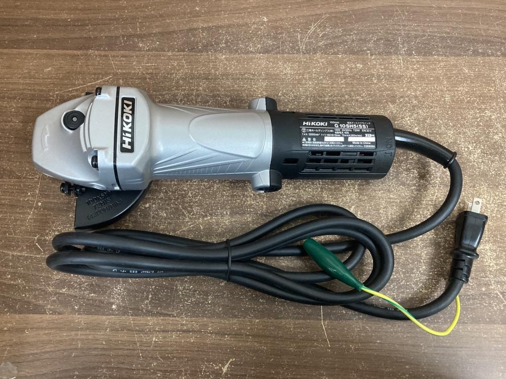 ハイコーキ ディスクグラインダ G10SH5(SS)の中古 未使用品 《群馬