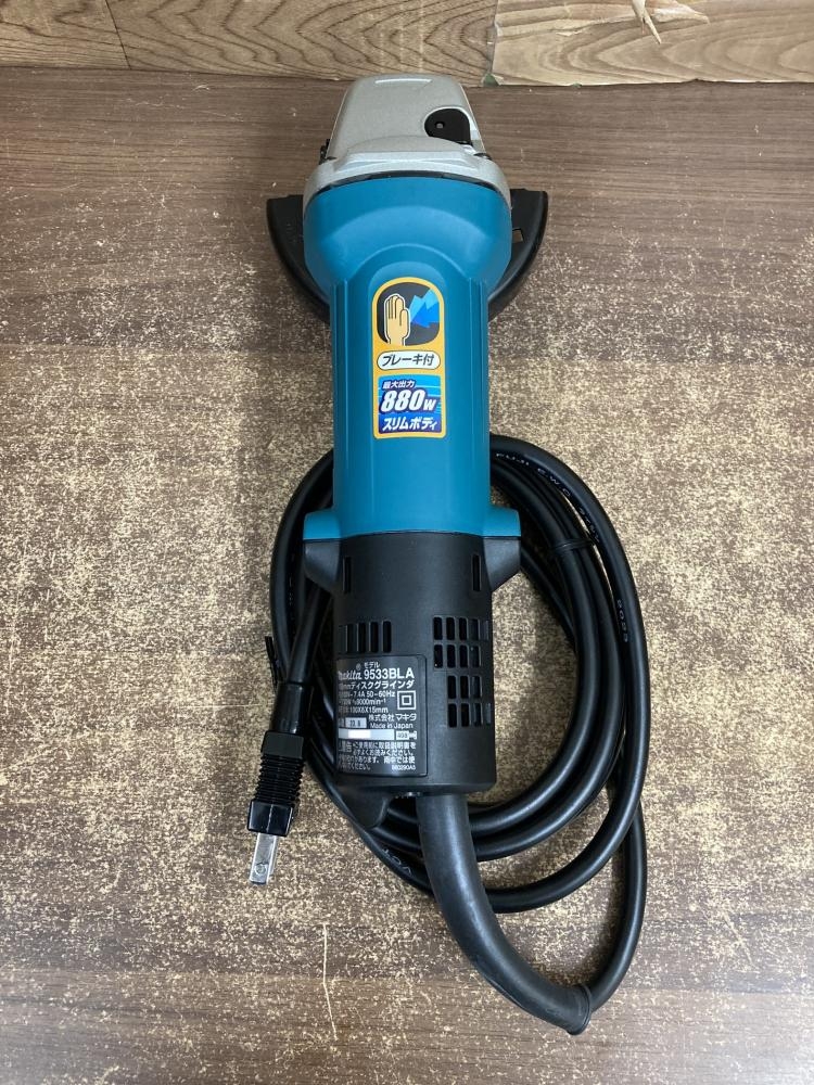 マキタ 100mmディスクグラインダ 9533BLAの中古 未使用品 《群馬 マキタ 100mmディスクグラインダ 9533BLAの中古 未使用品 《群馬
