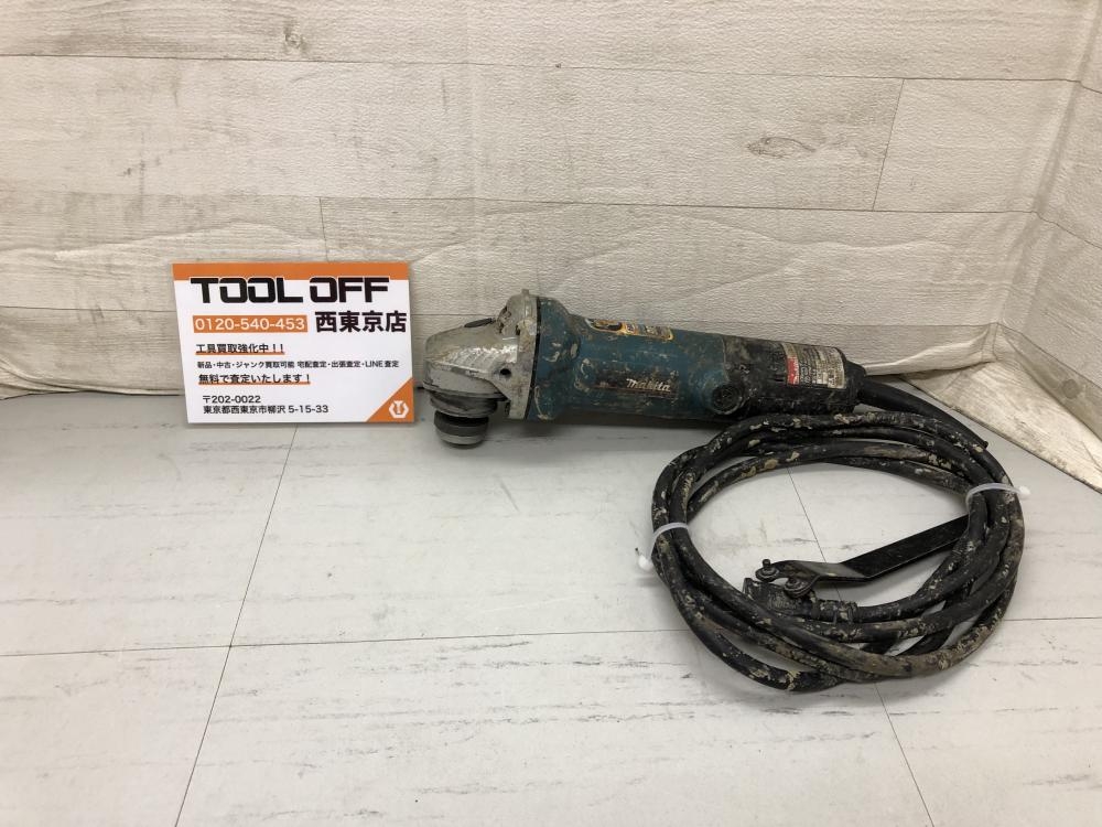 マキタ　makita　9533BH　ディスクグラインダ　中古品　刃二個付き　100ｍｍ　【ハンズクラフト宜野湾店】 マキタ 100mmディスクグラインダ 9533BLの中古 中古C傷汚れあり 商品