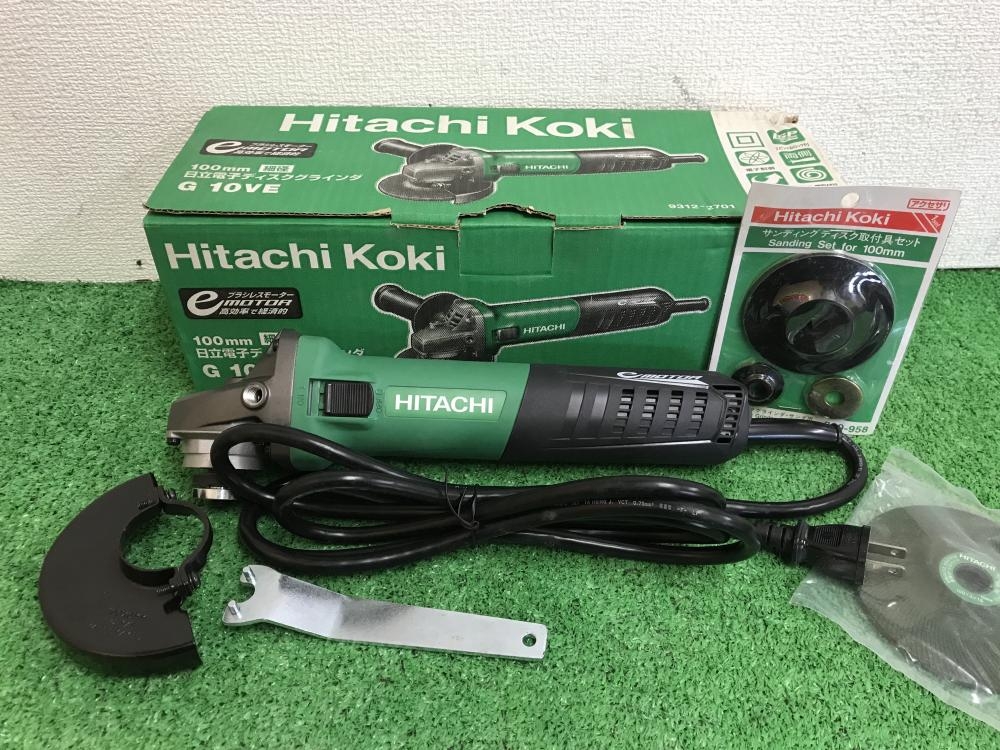 日立 100mm電子ディスクグラインダ G10VEの中古 未使用品 《神奈川・川崎》中古工具販売の専門店│ ツールオフ神奈川・川崎店  ｜中古工具販売のツールオフ