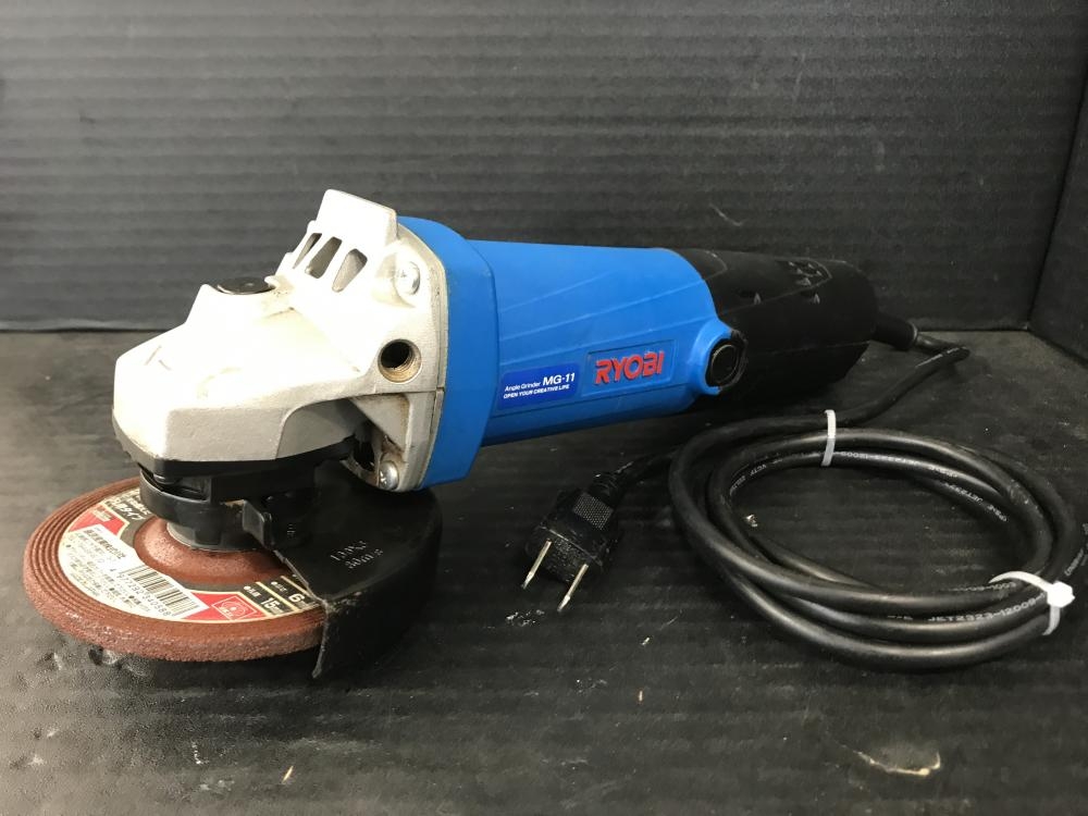 RYOBI ジスクグラインダ MG-11 100mmの中古 中古C傷汚れあり 《埼玉