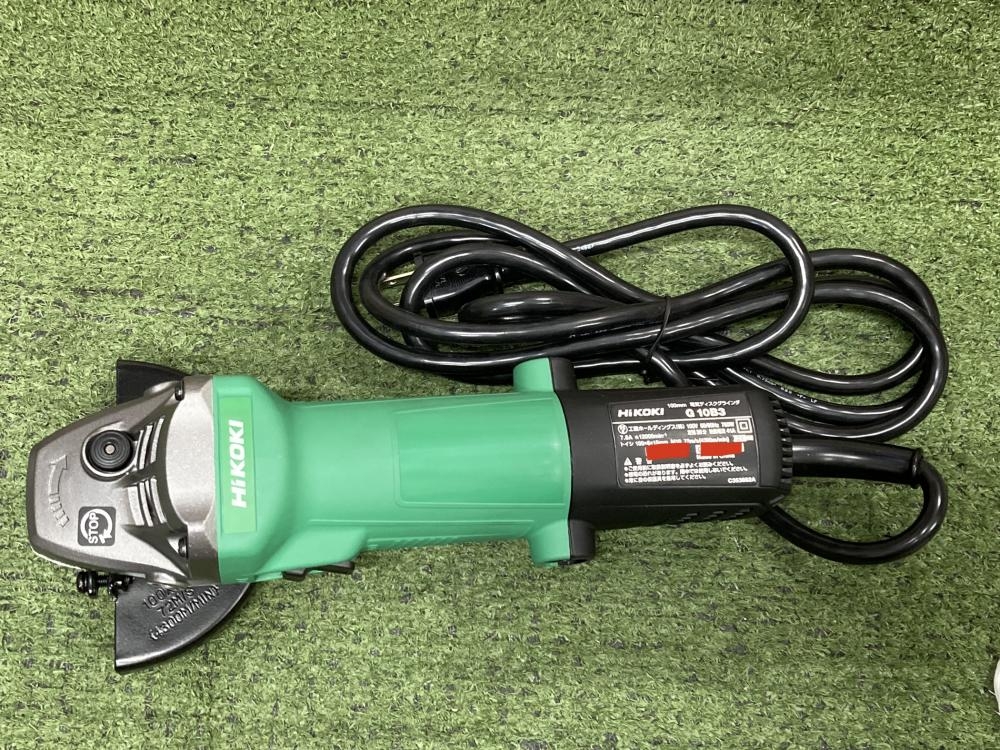 HiKOKI 100mm電気ディスクグラインダ G10B3の中古 未使用品 《埼玉