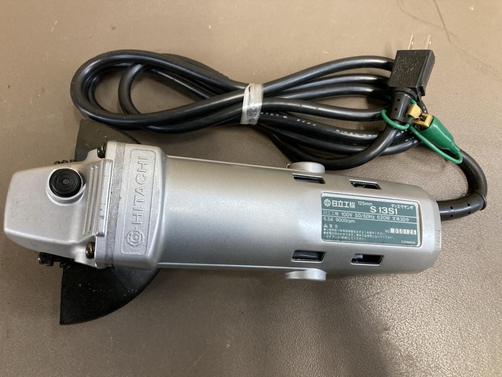 日立工機 125mmディスクグラインダ S13S1の中古 未使用品 《横浜 日立工機 125mmディスクグラインダ S13S1の中古 未使用品 《横浜