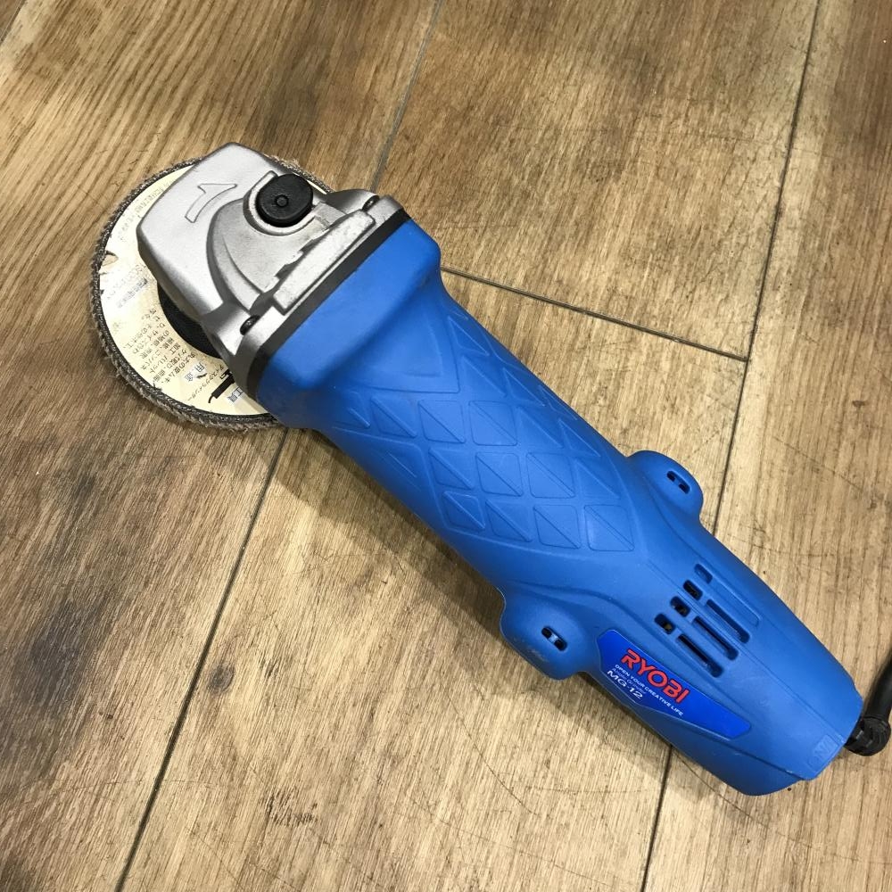 RYOBI 100mmディスクグラインダ MG-12の中古 中古C傷汚れあり 《千葉