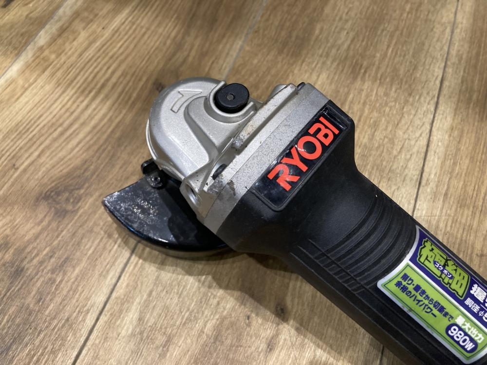 RYOBI 100mmディスクグラインダ G-110P※フランジ欠けの中古 中古