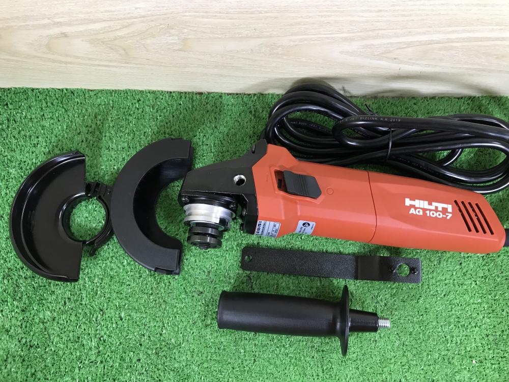 HILTI/ヒルティ アングルグラインダ/ディスクグラインダ AG100-7Sの中古 未使用品 《大阪・堺》中古工具販売の専門店│ ツールオフ堺店  ｜中古工具販売のツールオフ