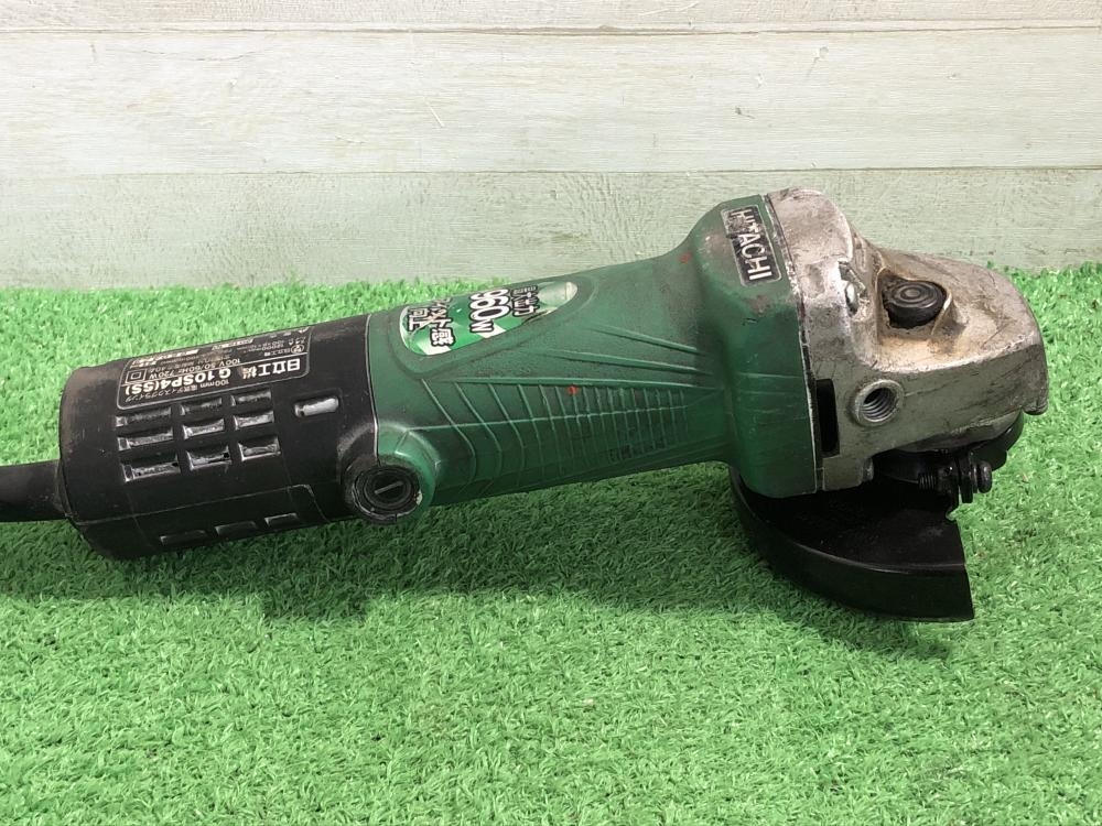 ハイコーキ　ディスクグラインダ　G10SP4(SS)　100㎜　新品未使用 HiKOKI(日立工機) G10SP4(SS) 100mmディスクグラインダー ウエダ金物