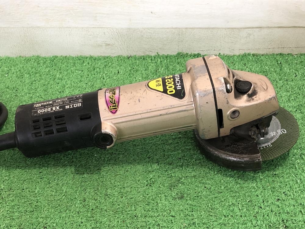 HiKOKI ハイコーキ 100mmディスクグラインダ XS2000の中古 中古B使用感あり 《大阪・茨木》中古工具販売の専門店│ ツールオフ茨木店  ｜中古工具販売のツールオフ