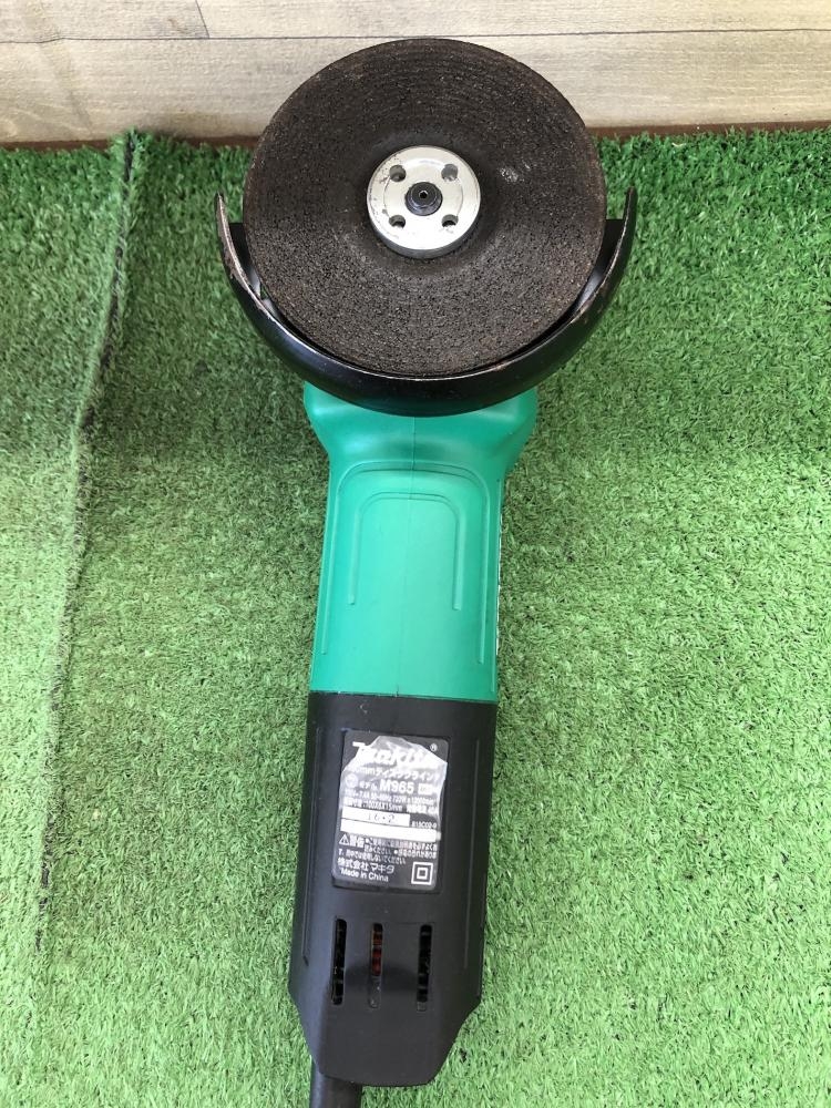 マキタ makita 100㎜ディスクグラインダ M965の中古 中古C傷汚れあり マキタ makita 100㎜ディスクグラインダ M965の中古 中古C傷汚れあり