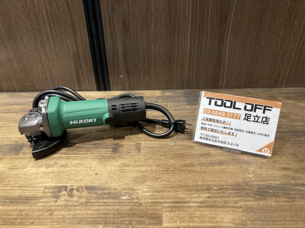 HiKOKI ハイコーキ 100mm電気ディスクグラインダ G10SP5の中古 未使用