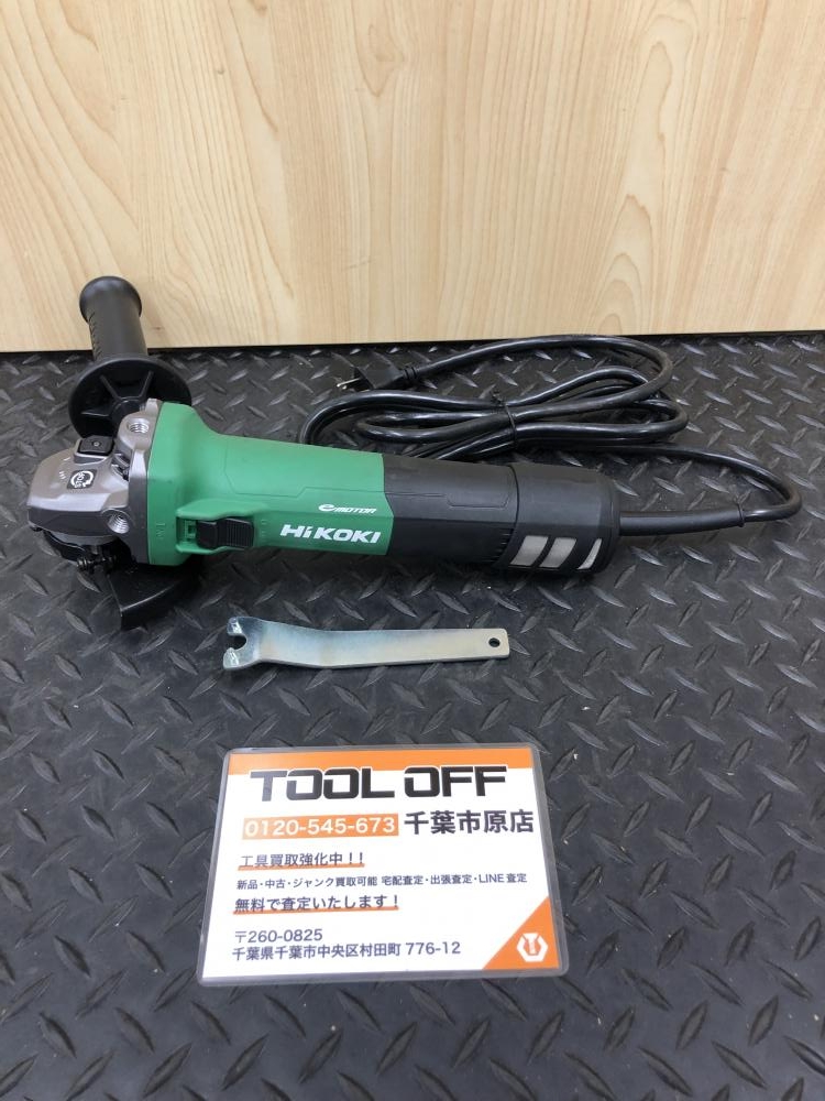 HiKOKI 100mm電子ディスクグラインダ G 10BYE2の中古 中古A(美品 HiKOKI 100mm電子ディスクグラインダ G 10BYE2の中古 中古A(美品