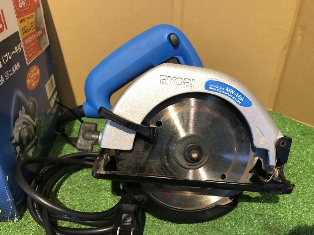 リョービ MW-46A マルノコ 中古品 替刃付 【ハンズクラフト宜野湾店】 RYOBI リョービ 丸ノコ MW-46Aの中古 中古C傷汚れあり 《埼玉・川越