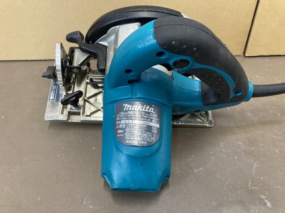 Makita - ＊＊MAKITA マキタ 125mm 内装マルノコ コード式 本体のみ 5241 ブルー Amazon | マキタ(Makita) 内装マルノコ アルミベース 125mm 5241