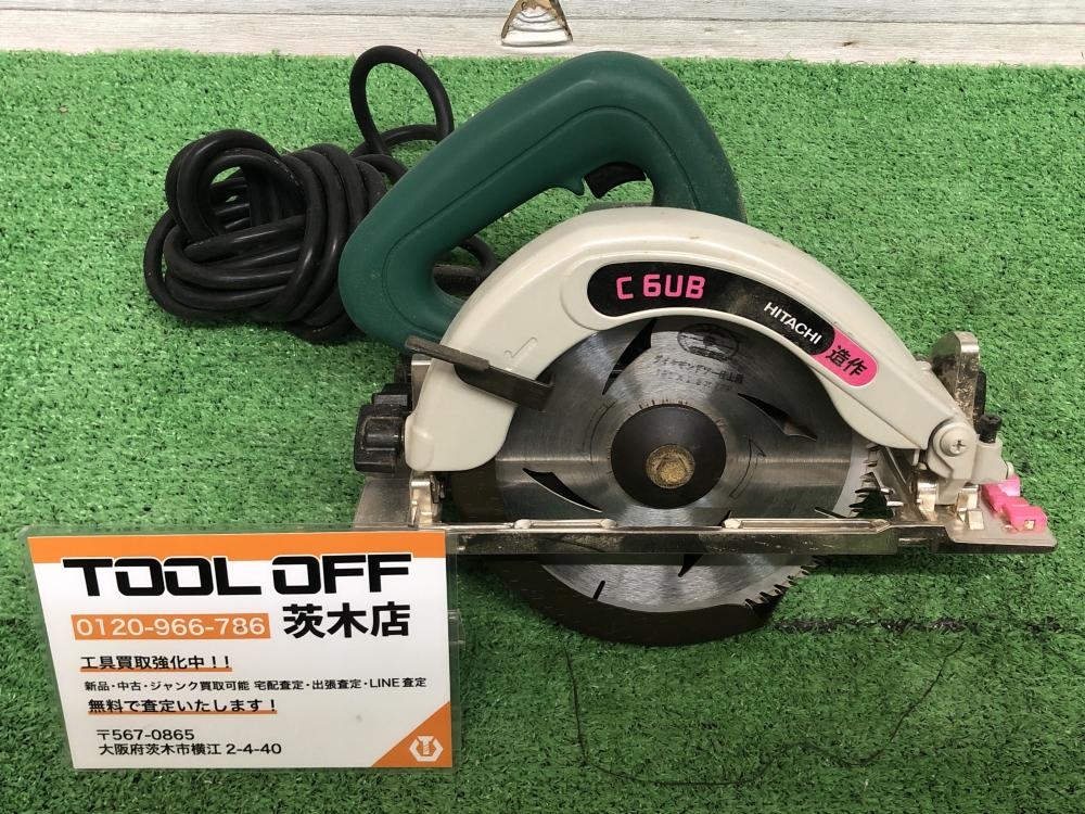 日立工機 165㎜造作丸のこ C6UBの中古 中古C傷汚れあり 《大阪・茨木》中古工具販売の専門店│ ツールオフ茨木店 ｜中古工具販売のツールオフ