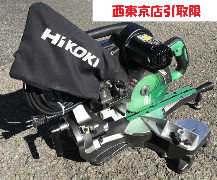 HIKOKI コードレス卓上スライドマルノコ C6RSHDの中古 中古B使用感あり HIKOKI コードレス卓上スライドマルノコ C6RSHDの中古 中古B使用感あり