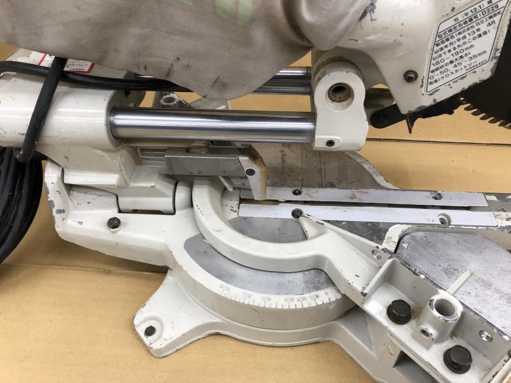 日立工機 HITACHI 190mm 卓上スライド丸のこ C7FSAの中古 中古C傷汚れ