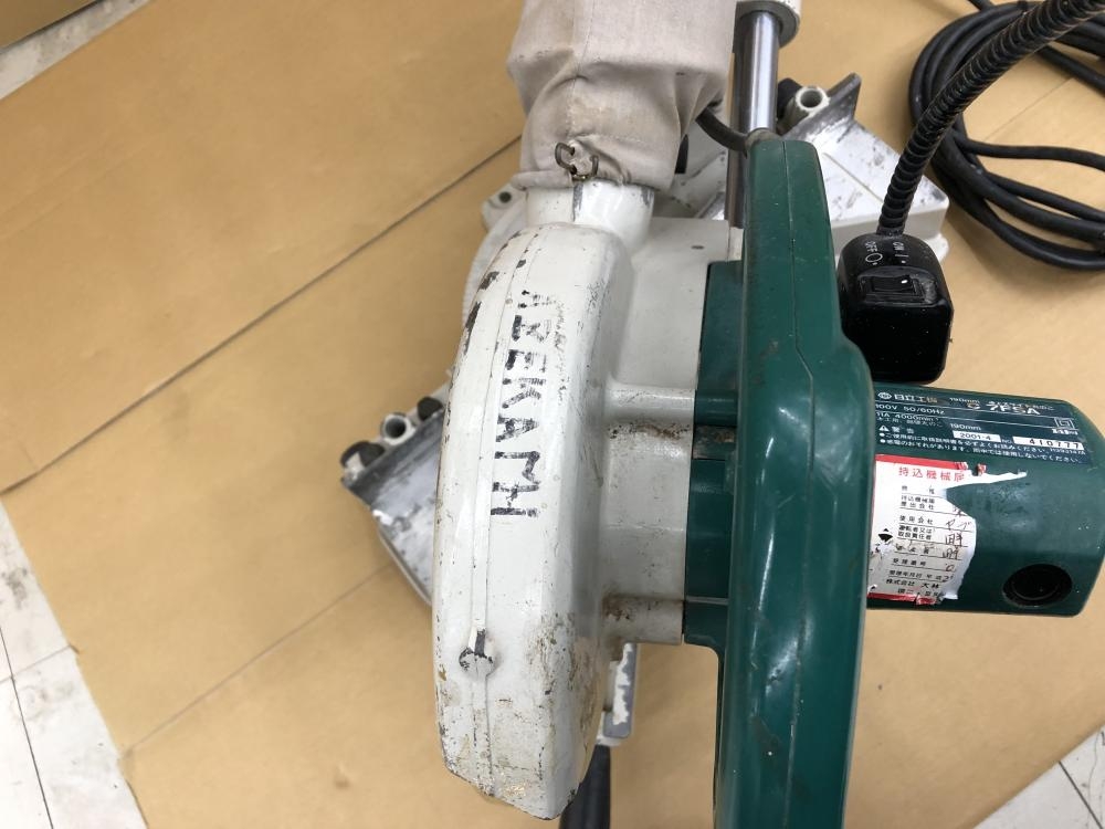 日立工機 HITACHI 190mm 卓上スライド丸のこ C7FSAの中古 中古C傷汚れあり 《千葉・柏》中古工具販売の専門店│ ツールオフ柏店  ｜中古工具販売のツールオフ