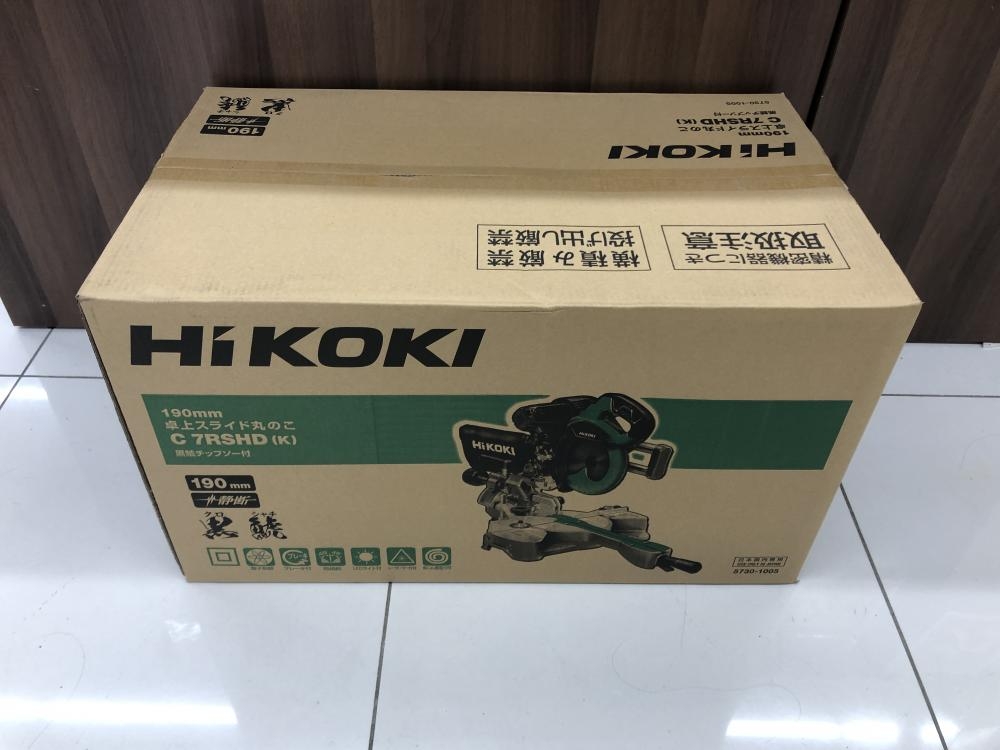 HiKOKI ハイコーキ 190mm 卓上スライド丸のこ C7RSHD(K)の中古 未使用