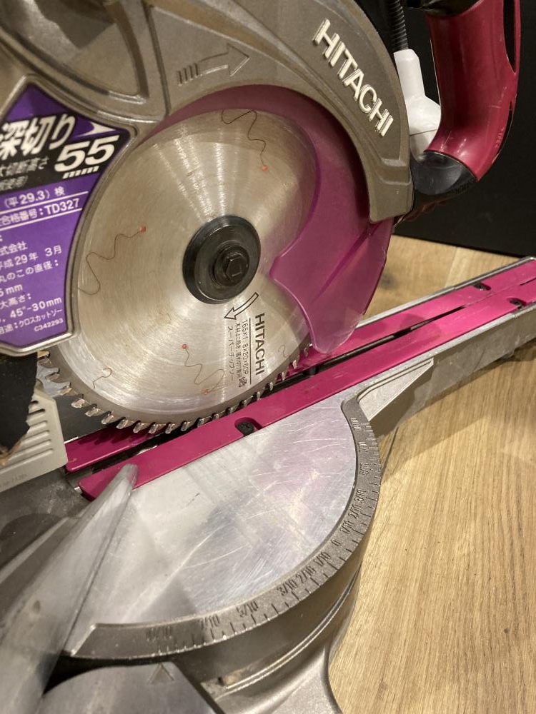 日立工機 165mm卓上スライド丸のこ C6RSHCの中古 中古B使用感あり