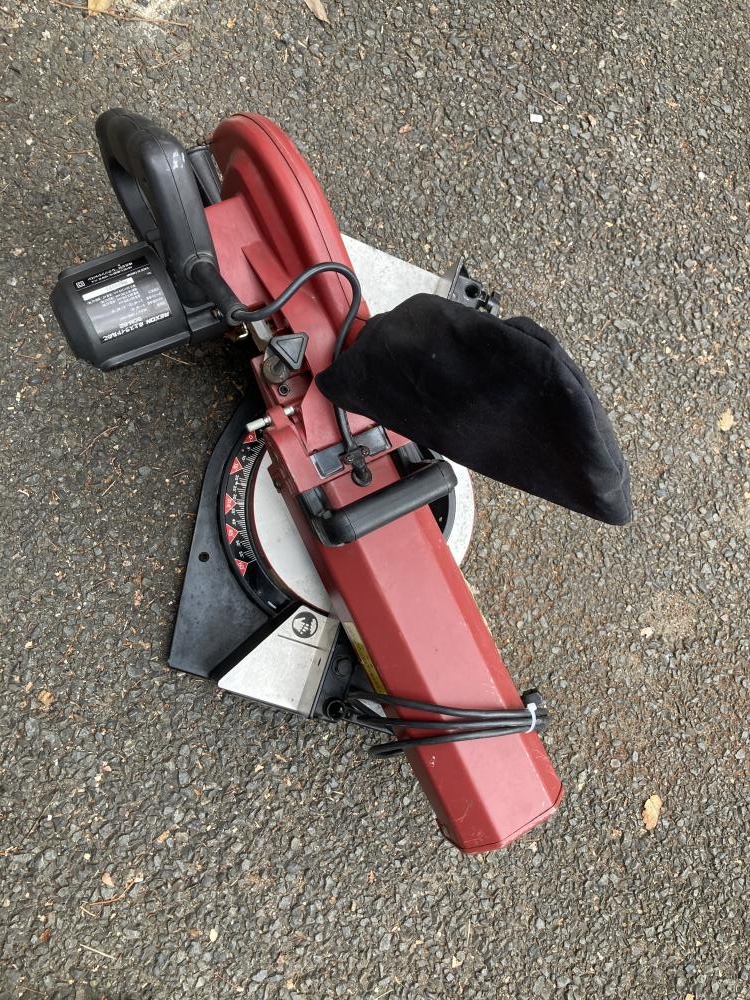 REXON 卓上スライドマルノコ SCM-82の中古 中古C傷汚れあり 《東京