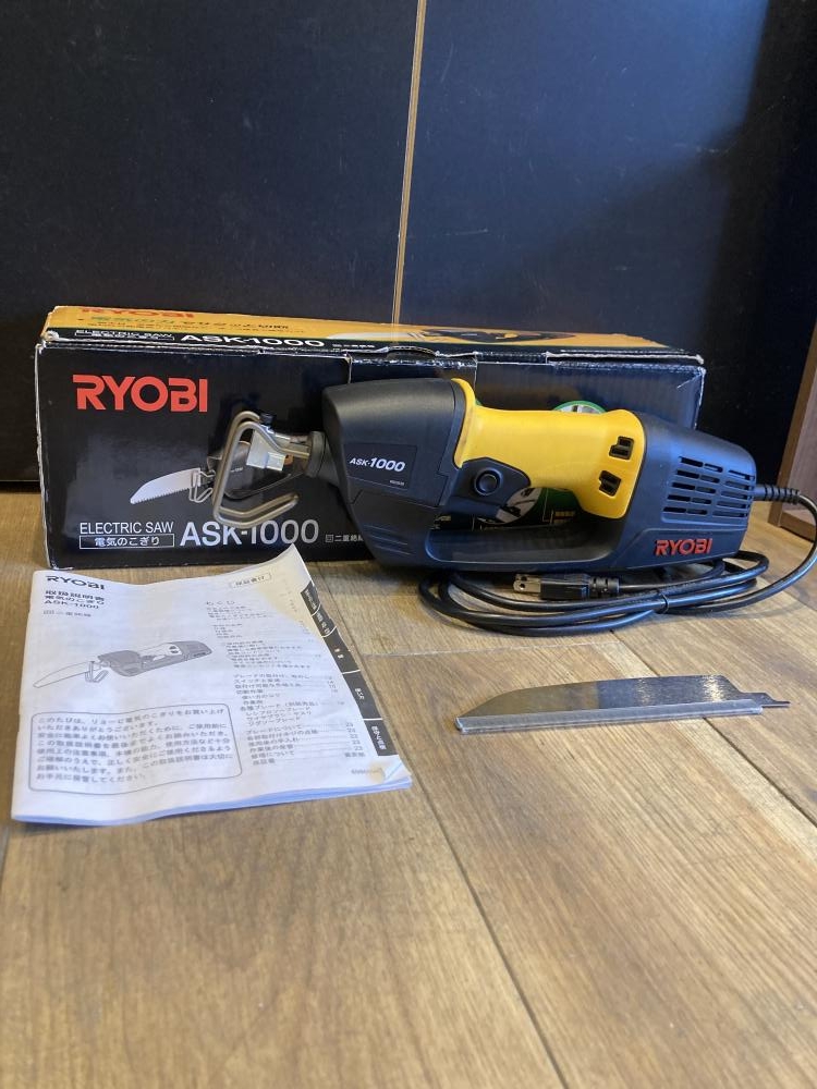 RYOBI 電気のこぎり ASK-1000 ※レンチ欠品の中古 中古B使用感あり ...