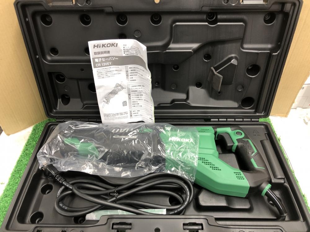 HITACHI　HiKOKI　電子セーバソー　CR13VEY　中古　ag-kd041 HiKOKI セーバソー CR13VEYの中古 未使用品 《千葉・市原》中古工具