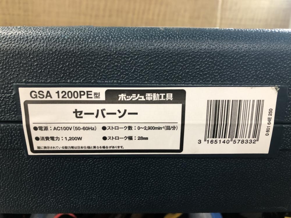 ボッシュ BOSCH セーバーソー GSA1200PEの中古 未使用品 《千葉・市原