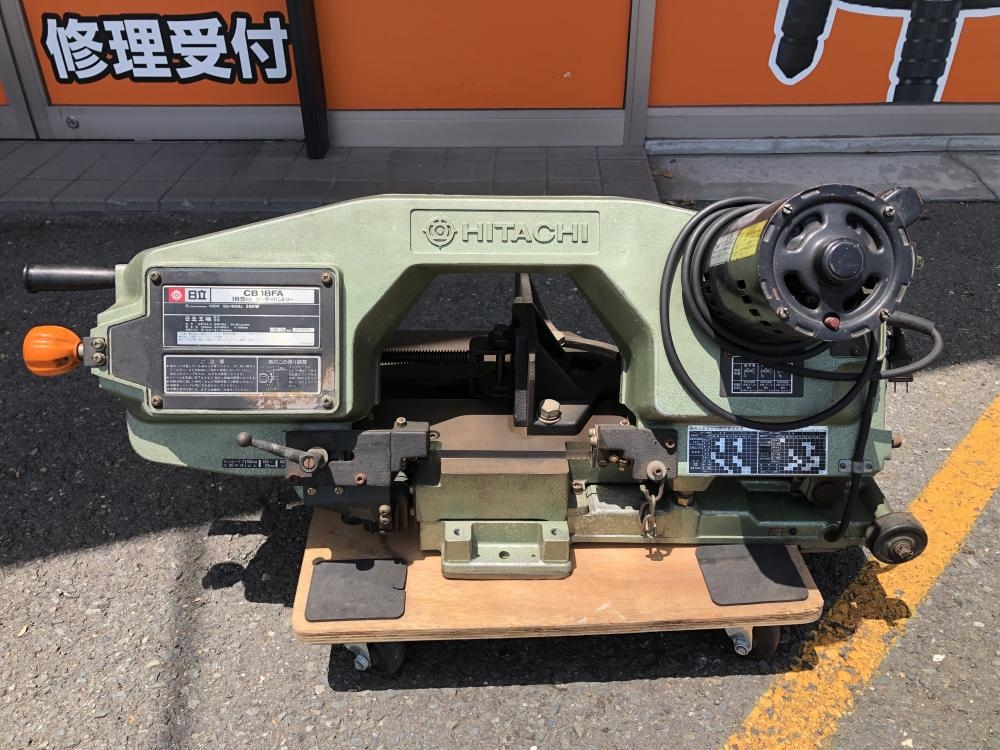 日立/ロータリーバンドソー/CB18FA/185mm/切断機/帯鋸/金属加工/板金/HITACHI/電動工具/板金 日立工機.ＣＢ１８ＦＡ.185㎜.ロータリーバンドソー.切断機.１００V