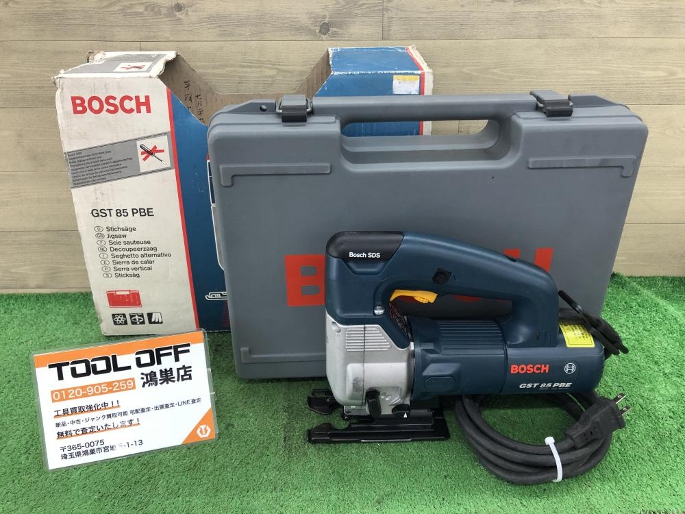 BOSCH ボッシュ ジグソー GST85PBE 現状品の中古 中古C傷汚れあり 《埼玉・鴻巣》中古工具販売の専門店│ ツールオフ鴻巣店 ｜中古 工具販売のツールオフ