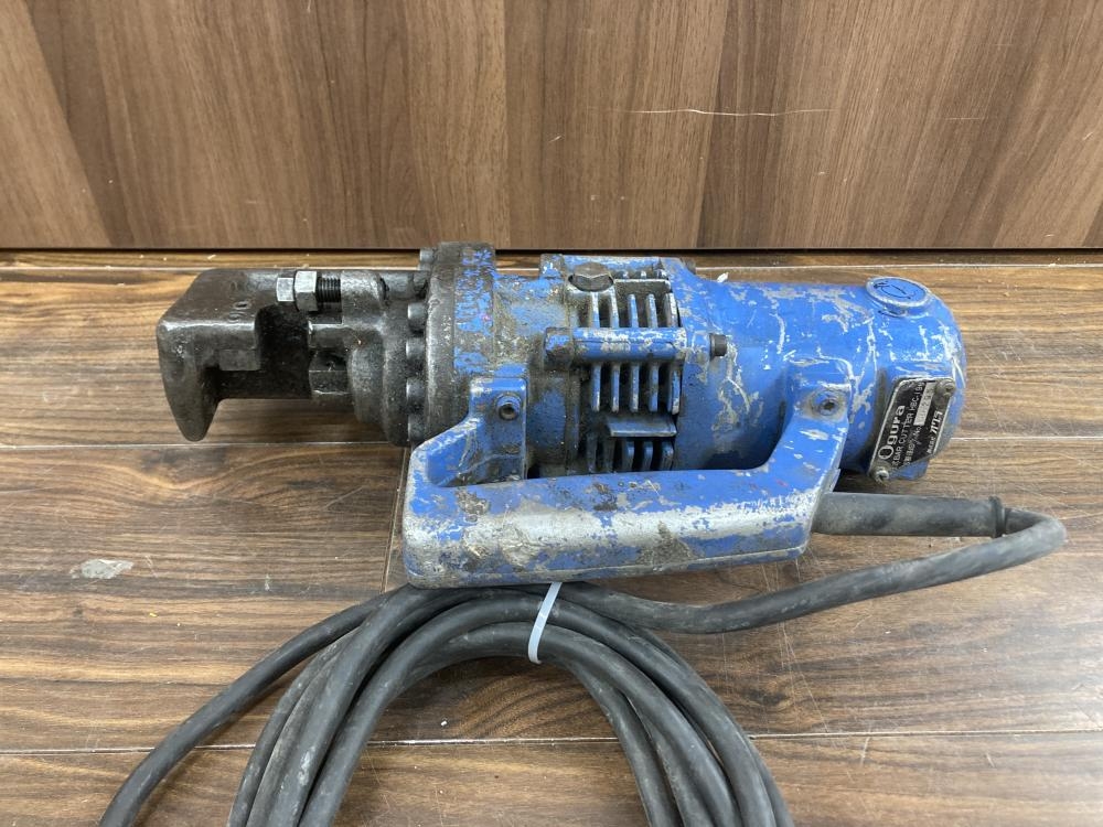 オグラ 鉄筋カッター HBC-19N ※切断遅いためジャンクの中古 オグラ 鉄筋カッター HBC-19N ※切断遅いためジャンクの中古