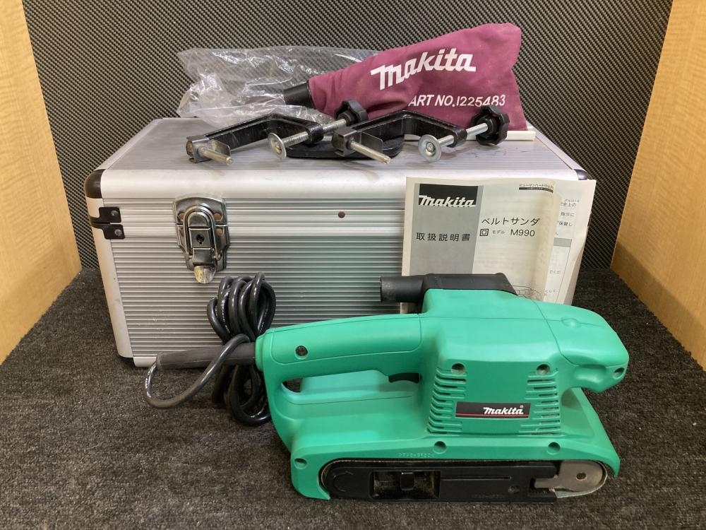 makita マキタ 76㎜ベルトサンダ M990の中古 中古B使用感あり 《大阪 makita マキタ 76㎜ベルトサンダ M990の中古 中古B使用感あり 《大阪