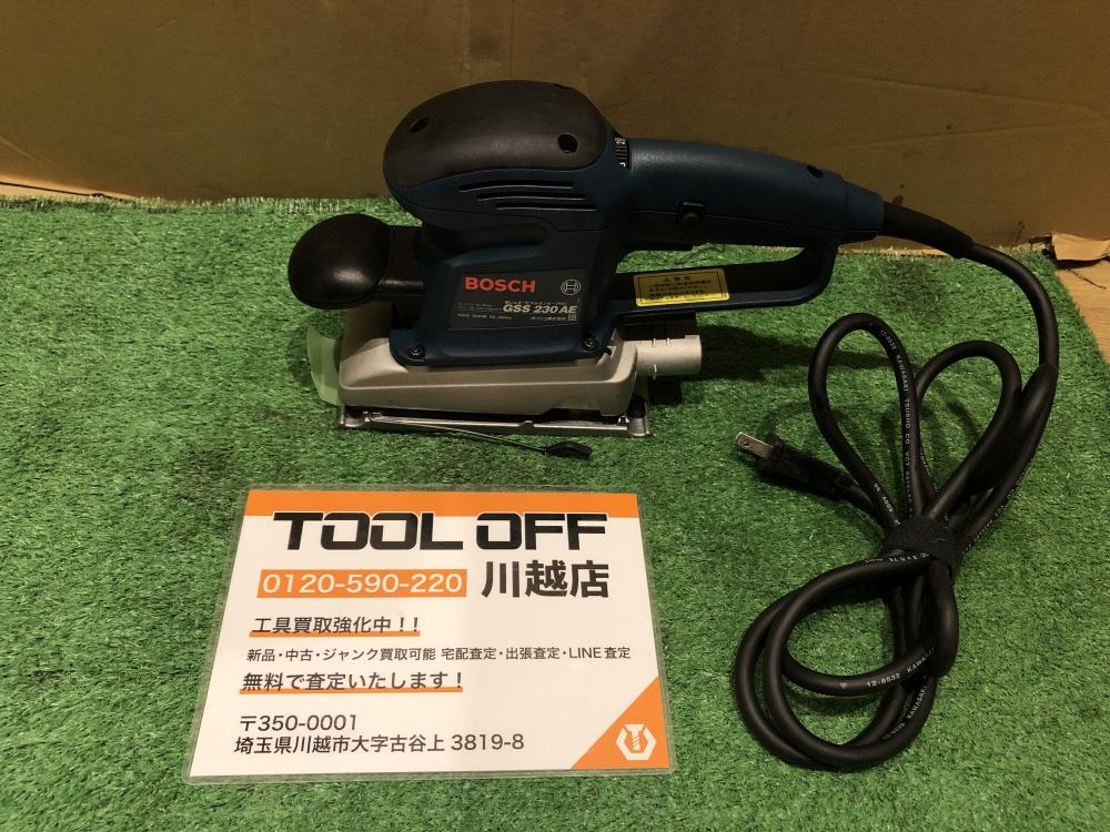 BOSCH ボッシュ 吸じんオービタルサンダー GSS230AEの中古 中古B使用感 