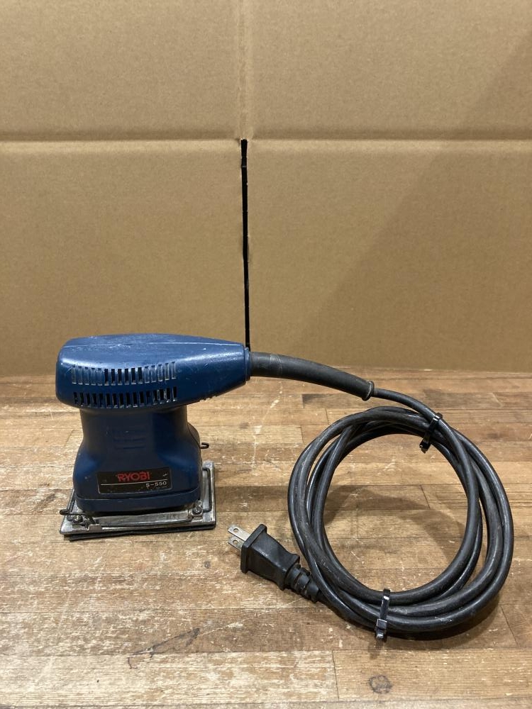 RYOBI　ミニサンダ S-550M　二重絶縁 楽天市場】【 正規代理店 】 RYOBI リョービ サンダー ミニサンダー