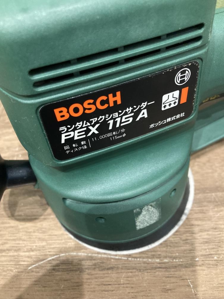 BOSCH 吸じんランダムアクションサンダー PEX115Aの中古 中古B使用感あり 《宮城・仙台》中古工具販売の専門店│ ツールオフ仙台店  ｜中古工具販売のツールオフ